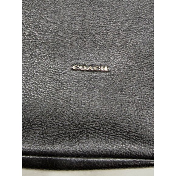 Coach Black Leather Large Tote Bag K1360-27858 - Picture 2 of 11